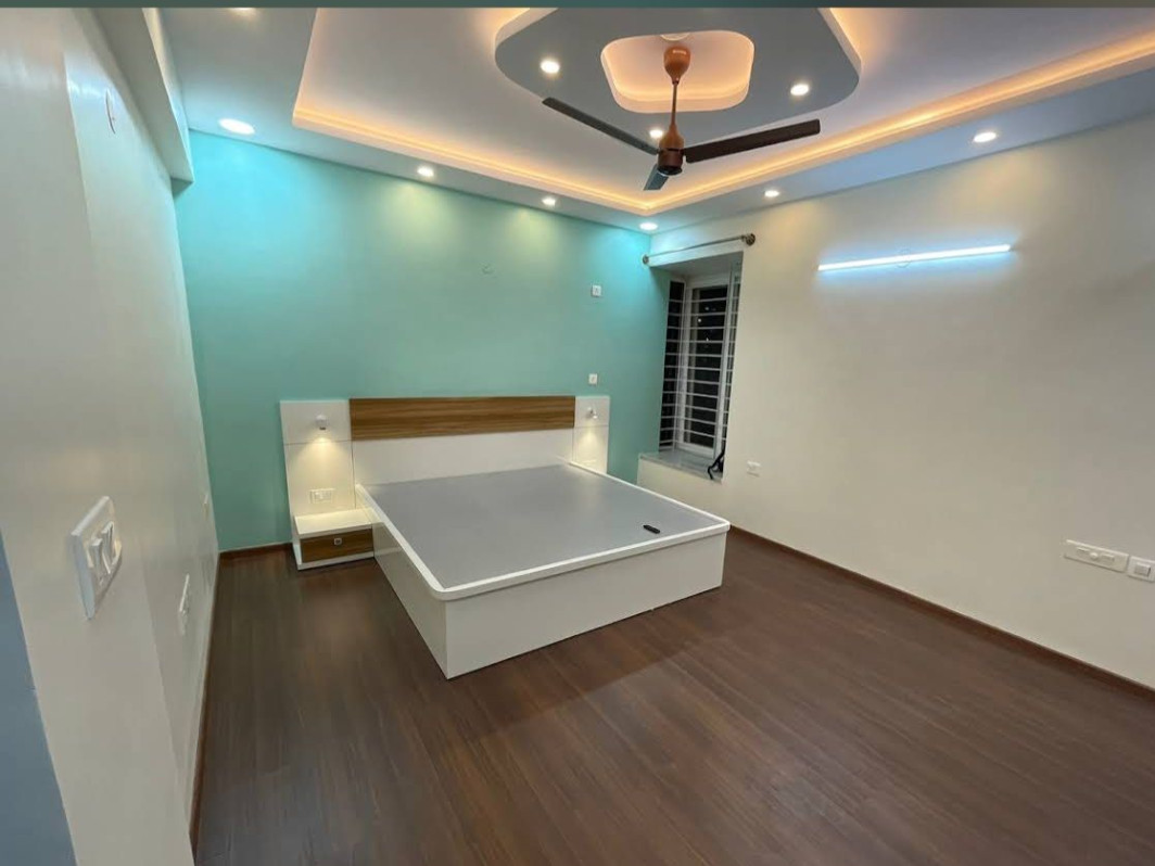 Prestige Tranquility painting work in Budigere Cross